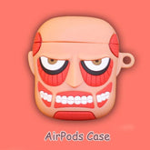 3D Big Faced Monster Airpod Case Cartoon Silicone Case - HelloAnimeCases